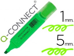 Marcador fluorescente Q-Connect tinta verde